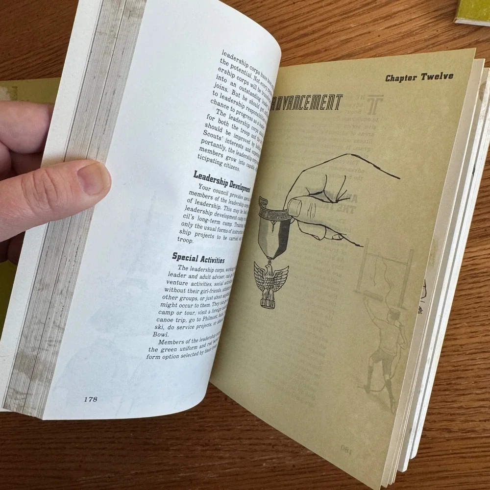 Boy Scouts‎ of America Vintage Leadership Corps Troop Committee Handbook Set